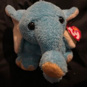 October2 2003 Beanie Babies Jimbo the blue elephant vintage collectable Y2K